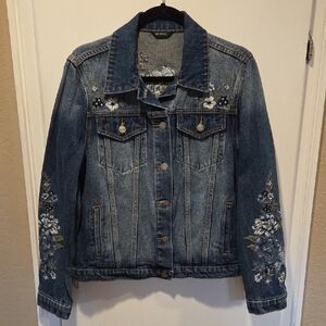 Driftwood Denim Jacket Blue Bell Fleur L